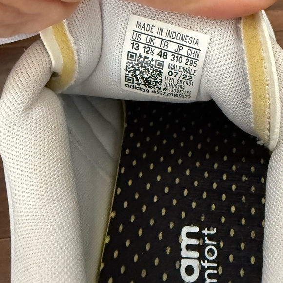 Adidas Men's Grand Court Alpha Trainers White and Navy Sneakers-Size 13 - Picture 13 of 16